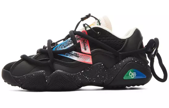 Кроссовки PEAK Lifestyle Shoes Men Low-top Black, черный