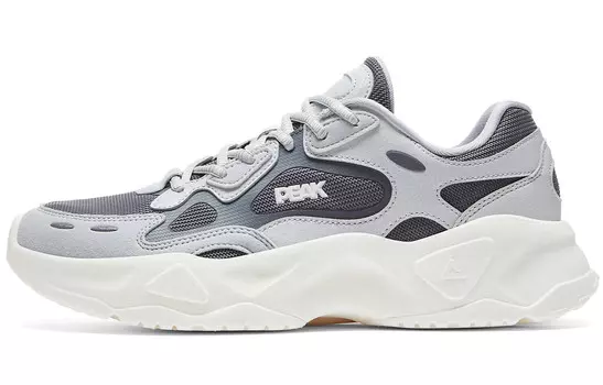 Кроссовки PEAK Lifestyle Shoes Men Low-top Light Gray To Gray, светло-серый