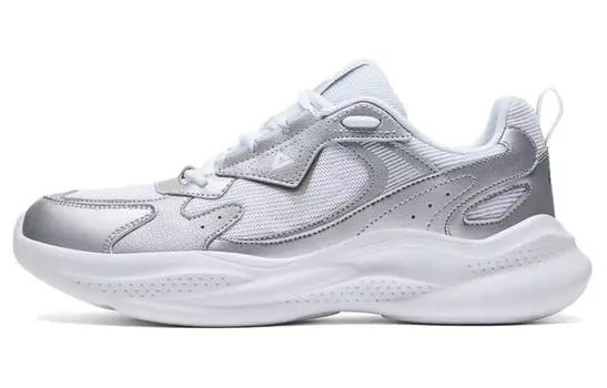 Кроссовки PEAK Lifestyle Shoes Unisex Low-top Silver, серебряный