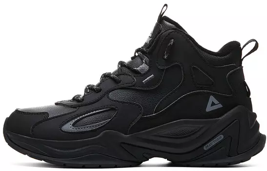 Кроссовки PEAK Lifestyle Shoes Women's High-top Black, черный