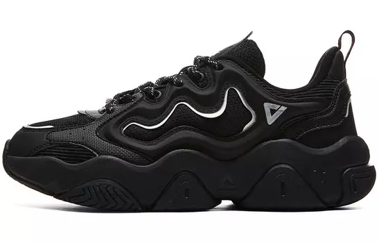 Кроссовки PEAK Lifestyle Shoes Women's Low-top Black/silver, черный/серебряный