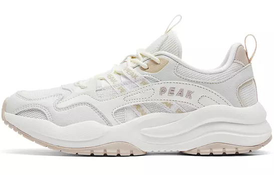 Кроссовки PEAK Lifestyle Shoes Women's Low-top Beige, бежевый
