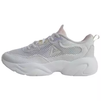 Кроссовки PEAK Lifestyle Shoes Women's Low-top Off-white/purple, белый/фиолетовый