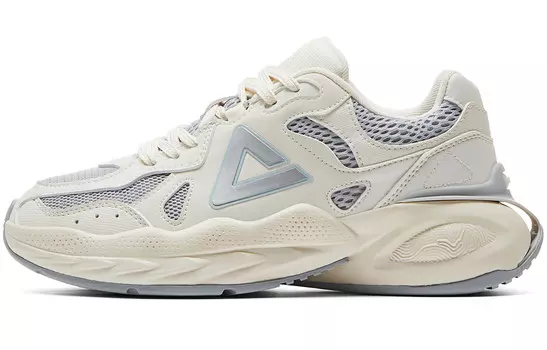 Кроссовки PEAK Lifestyle Shoes Women's Low-top Iron Grey/off-white, серый