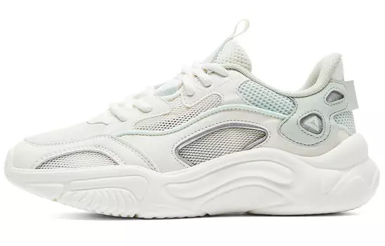 Кроссовки PEAK Lifestyle Shoes Women's Low-top Beige/Green, зеленый