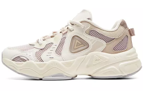 Кроссовки PEAK Lifestyle Shoes Women's Low-top Beige/Khaki, бежевый