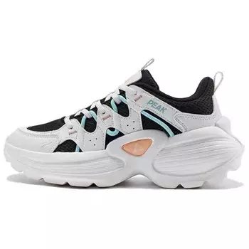 Кроссовки PEAK Lifestyle Shoes Women's Low-top Beige /Black, бежевый/черный