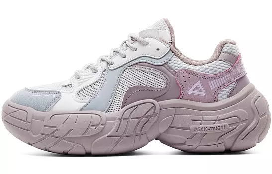 Кроссовки PEAK Lifestyle Shoes Women's Low-top Light Grey/lime Grey