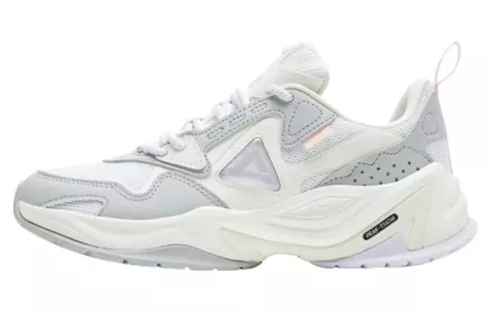 Кроссовки PEAK Lifestyle Shoes Women's Low-top Gray/White, серый/белый