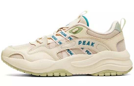 Кроссовки PEAK Lifestyle Shoes Women's Low-top Khaki, хаки