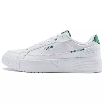 Кроссовки PEAK Skateboarding Shoes Men Low-top Great White/grass Green