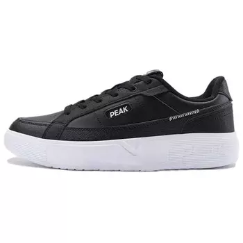 Кроссовки PEAK Skateboarding Shoes Men Low-top Black/White, черный/белый