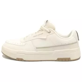 Кроссовки PEAK Skateboarding Shoes Men Low-top Canvas White, белый