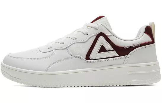 Кроссовки PEAK Skateboarding Shoes Men Low-top Off-white/rumba, белый