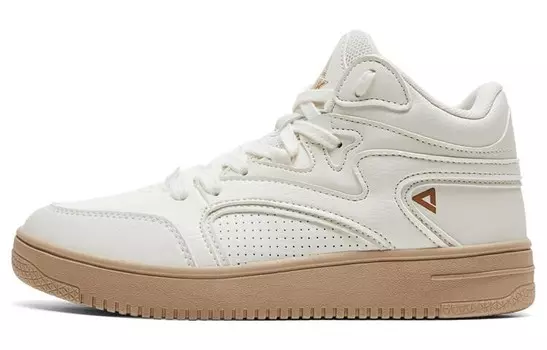 Кроссовки PEAK Skateboarding Shoes Women's High-top Off White, цвет Off White