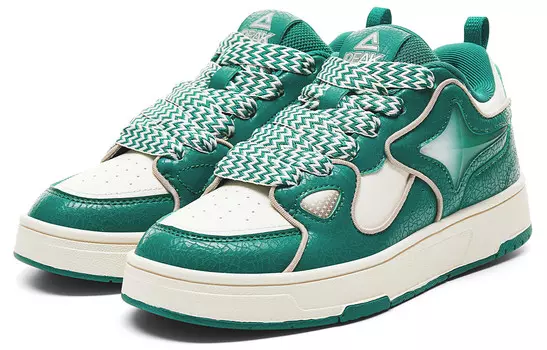 Кроссовки PEAK Skateboarding Shoes Women's Low-top Peace Green