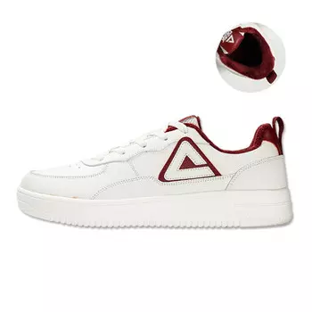 Кроссовки PEAK Skateboarding Shoes Women's Low-top Off-white/rumba, белый