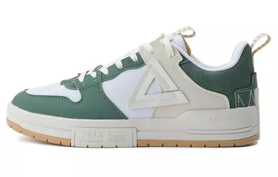 Кроссовки PEAK Skateboarding Shoes Women's Low-top Deep Moss Green, зеленый