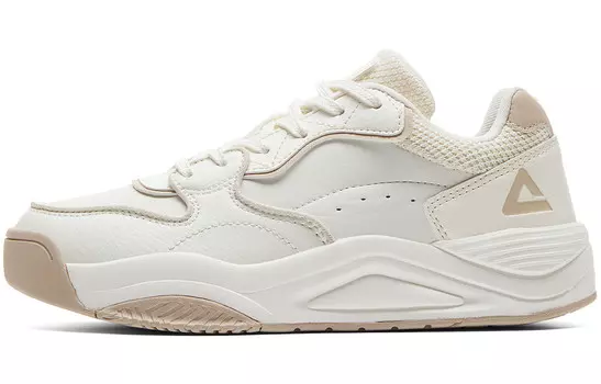 Кроссовки PEAK Skateboarding Shoes Women's Low-top Beige, бежевый
