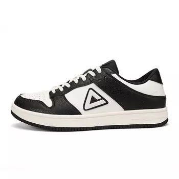 Кроссовки PEAK Skateboarding Shoes Women's Low-top White, черный