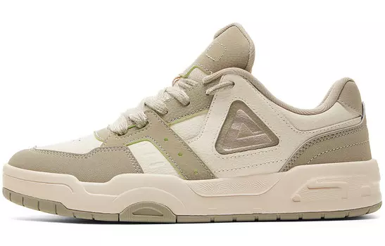 Кроссовки PEAK Skateboarding Shoes Women's Low-top Khaki/Green, хаки/зеленый