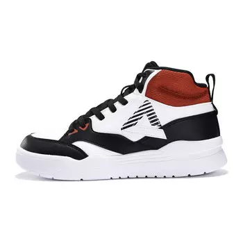 Кроссовки PEAK State Extremely Large Triangle 1.0 Skateboarding Shoes Men High-top Big White/black/dark Red, красный