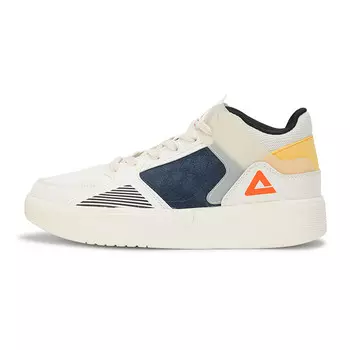 Кроссовки PEAK State Extremely Large Triangle 1.0 Skateboarding Shoes Men Mid-top Canvas White, белый