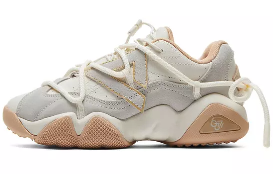 Кроссовки PEAK State Pole 6371 Lifestyle Shoes Women's Low-top Canvas White, белый