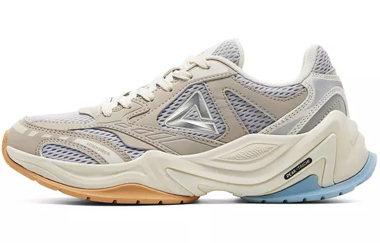 Кроссовки PEAK State Pole Source Back Lifestyle Shoes Women's Low-top Gray, серый