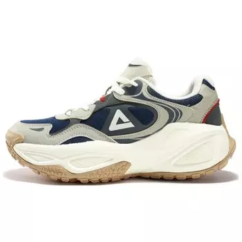 Кроссовки PEAK Tai Ji1.0 Lifestyle Shoes Unisex Low-top Beige/navy, бежевый/темно-синий