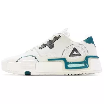 Кроссовки PEAK The State Is Extremely High Lifestyle Shoes Men Low-top Canvas White, белый