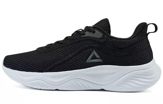 Кроссовки PEAK Training Shoes Women's Low-top Black/White, черный/белый
