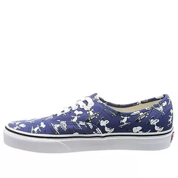 Кроссовки peanuts x authentic 'snoopy skating' Vans, синий