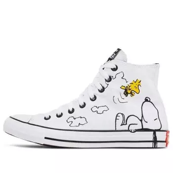 Кроссовки peanuts x chuck taylor all star high 'snoopy and woodstock' Converse, белый