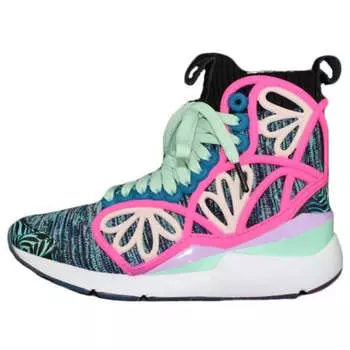 Кроссовки pearl cage graph mid x sophia webster 'black multi' Puma, черный