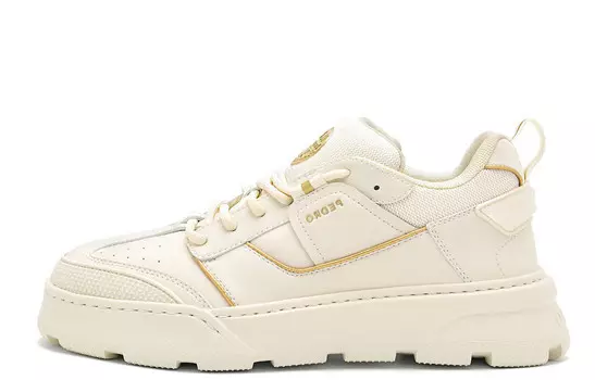 Кроссовки PEDRO Skateboarding Shoes Women's Low-top White, белый