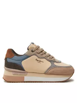 Кроссовки Pepe Jeans Beige, разноцветный/бежевый