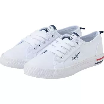 Кроссовки Pepe Jeans Brady Basic Low Top, белый
