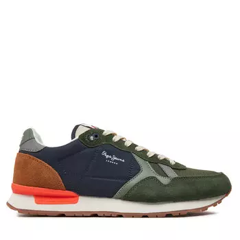 Кроссовки Pepe Jeans Brit Mix M PMS40006 Khaki Green 765, хаки