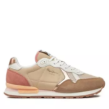 Кроссовки Pepe Jeans Brit Mix W PLS40012 Sand Beige 847, бежевый