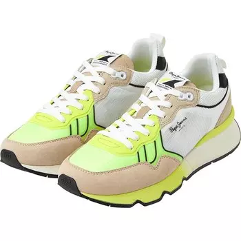 Кроссовки Pepe Jeans Brit Pro Neon, желтый
