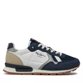 Кроссовки Pepe Jeans Brit Young B PBS40003 Navy 595, темно-синий