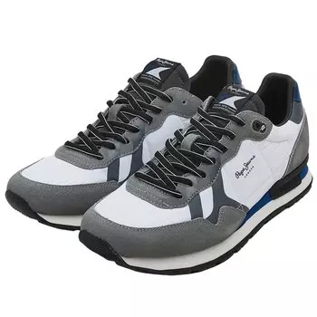 Кроссовки Pepe Jeans Britt Man Print, белый