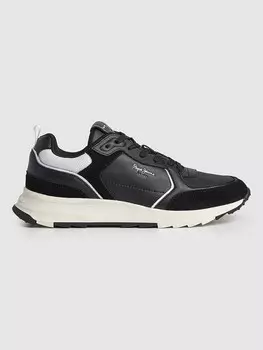 Кроссовки Pepe Jeans JOY LEATHER M, черный
