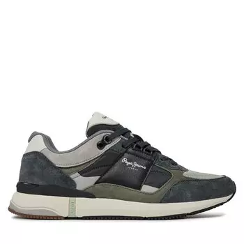Кроссовки Pepe Jeans London Pro Mesh PMS60014 Washed Black 990, черный