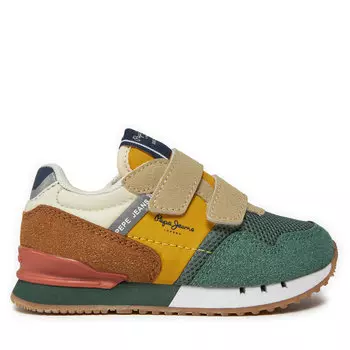 Кроссовки Pepe Jeans London Urban Bk PBS40004 Khaki Green 765, зеленого цвета
