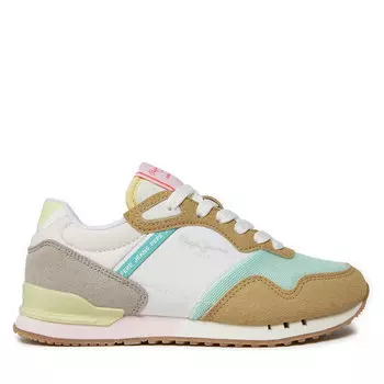 Кроссовки Pepe Jeans London Urban G PGS40002 Sand Beige 847, цветной/бежевый