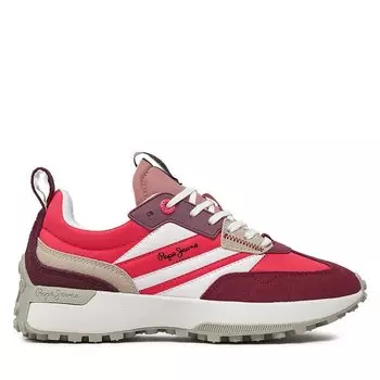 Кроссовки Pepe Jeans Lucky Main PLS60004 Dark Pink 365, розовый