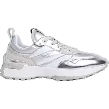 Кроссовки Pepe Jeans Lucky Metallic, серебряный