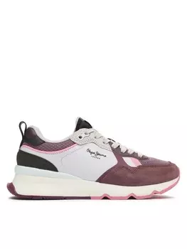 Кроссовки Pepe Jeans Natch Basic, белый/темно-розовый/черный